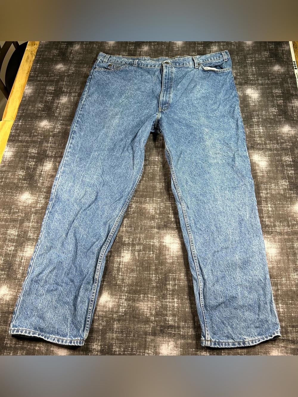 Vintage 90s Orange Tab Levis 530 Jeans Mens 46(44x31) Blue Denim Pants USA Made